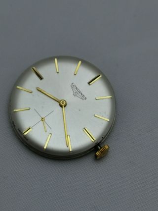 Vintage Longines 30l Movement And Dial Hands Parts Cond.