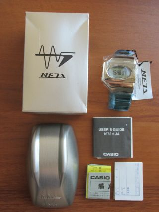 Vintage Casio Me - 100 Meta By Tomato Ufo Data Memory Old Stock Made In Japan