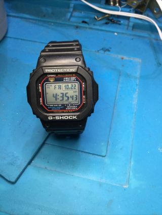 Casio Gw - M5610 - 1er G Shock Solar Watch Multiband 6 Atomic 200m Diver Military
