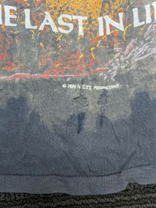 Vintage 1984 Dio The Last in Line Concert Tour Single Stitch Tank Top T - Shirt 3