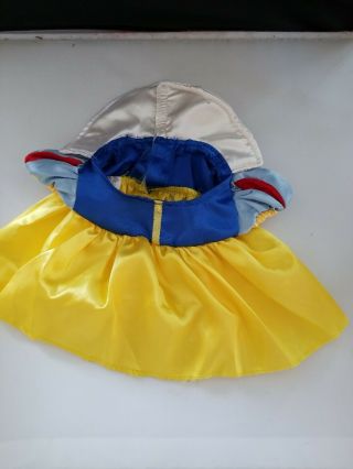 Build A Bear Disney Princess Snow White Dress Costume Retired