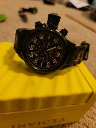 Invicta Mens Russian Diver Lefty Chronograph Watch Model 22289 Black