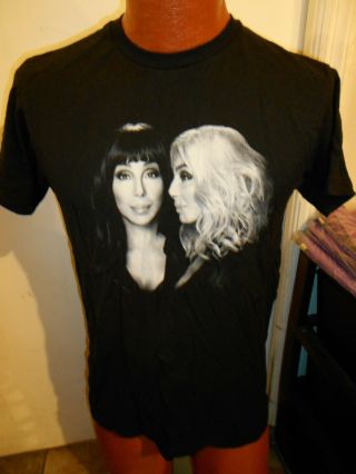 Cher 2020 Here We Go Again Tour Black Shirt Medium.