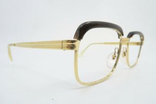 Vintage 60s Gold Filled Morel Eyeglasses Frames Mod Midas Size 52 - 22 France