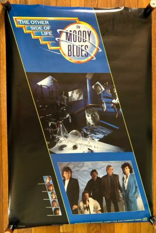 The Moody Blues The Other Side Of Life Rare Promo Poster 1986