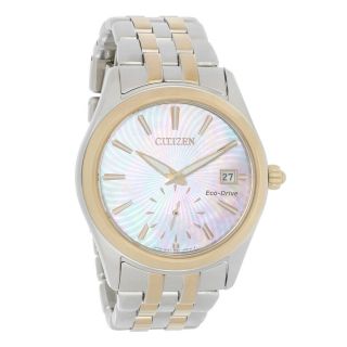 Citizen Eco - Drive Ladies Corso 2 - Tone Rose Gold Stainless Steel Watch Ev1036 - 51y