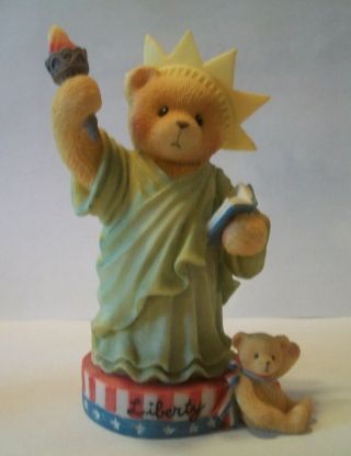 Cherished Teddies Libby Enesco My Country Tis Of Thee 4th Of July Liberty Bear