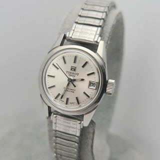 Vintage Tissot Seastar Ladies Automatic Watch 38543 - 1x Date Cal.  2321 Swiss 1970s