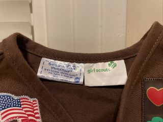 Build A Bear Workshop Girl Scout Brownie Vest 2
