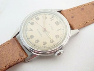Vintage Mens Swiss Buren Automatic 17 Jewel Wristwatch Watch