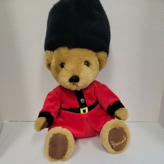 Harrods Of London Teddy Bear Plush Knightsbridge Royal Guard Red