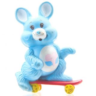 Agc Care Bear Cousin Blue Swift Heart Rabbit Red Skateboard Figure 1984