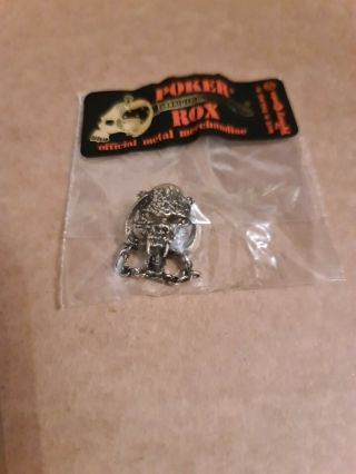 Motorhead Snaggletooth Alchemy,  Poker Rox Pin Badge