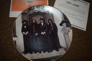Delphi The Beatles Plate " Hey Jude " Number 803a Never Been Hung