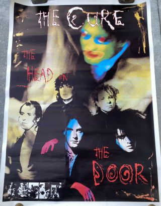 The Cure Robert Smith The Head On The Door Poster 24 X 33 Orig Uk Import
