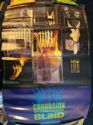 Corrosion Of Conformity Blind Promo Poster 24 X 35.  5