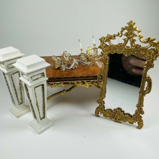 Ornate 6 Piece Dollhouse Miniature Assortment 1/12 Scale