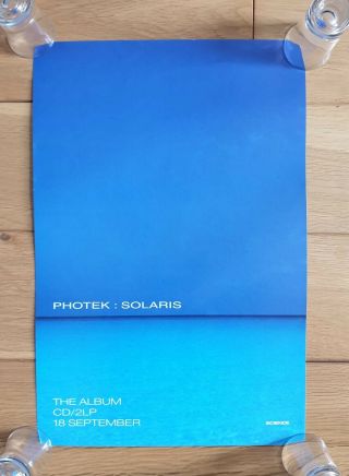 Photek Solaris Promotional Poster Ultra Rare