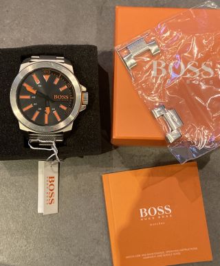 Men’s Hugo Boss Watch Orange Boxed With Spare Links