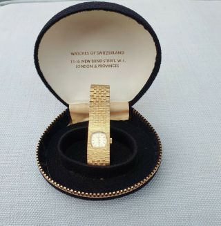 Rotary Swiss Made Vintage Ladies Watch 17 Jewels.  Gold Plated