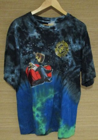 Arlo Guthrie All Over The World Tie - Dyed Tour T - Shirt Sundog Xl