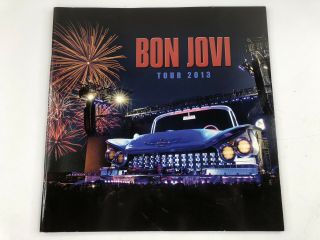 Bon Jovi 2013 Concert Tour Program Book Because We Can