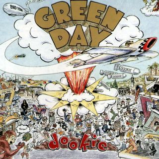 Green Day Dookie Banner Huge 4x4 Ft Fabric Poster Tapestry Flag Album Art
