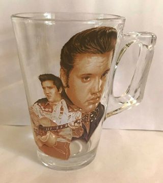 Elvis Presley Glass Mug Col