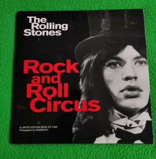 The Rolling Stones Rock And Roll Circus Ltd Edition Photo Book By Randolp