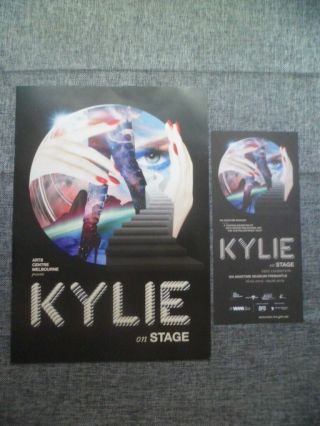 V/rare Tour Programme Kylie On Stage,  Flyer (arts Centre Melbourne)