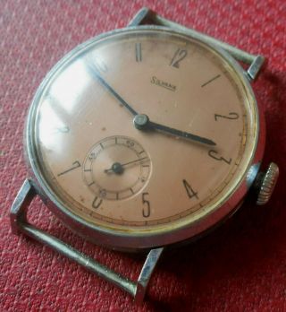 Vintage 1930s Silvana 15 Jewels Swiss Made Running Wristwatch