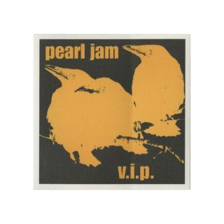 Pearl Jam 1998 Yield Concert Tour Vip Backstage Pass