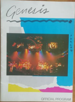 Genesis - Abacab Tour 1981 Concert Programme