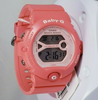 Casio Baby - G Shock/water Resistant Watch,  Bg - 6903 - 4dr,  Coral Pink,  W/tags