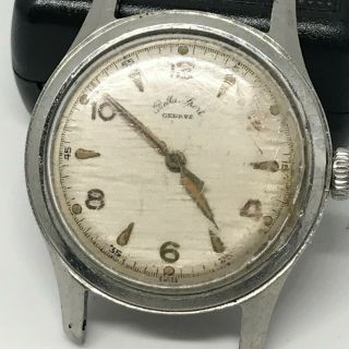 Bella Fort Radium Vintage Hand Winding Men Wrist Watch Swiss Made 32mm Wmw04