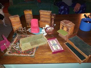 Vintage Miniature Dollhouse Furniture Shackman Made In Japan