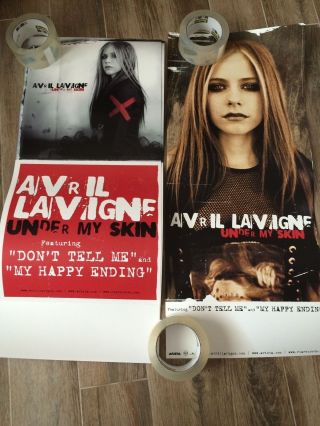 Avril Lavigne - (under My Skin) - 1 Poster - 2 Sided - 12x28