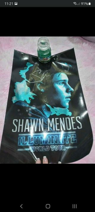 Signed Shawn Mendes Posters 2015,  2017 & 2019 3
