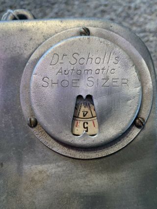 Vintage Dr.  Scholls Automatic Shoe Sizer Patented In 1920’s/30’s Chicago RARE 2
