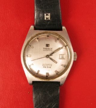 Tissot Seastar Pr 516 Visodate Automatic Date Calendar Vintage Diver Watch