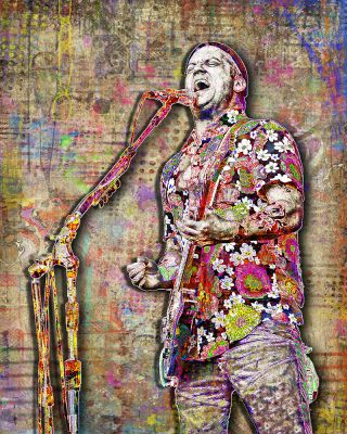 Isaac Brock Of Modest Mouse 8x10in Poster,  Modest Mouse Art Us