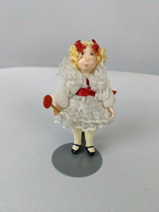 Small People By Cecily Doll Dated 1984 Signed Girl Lollypop Vintage