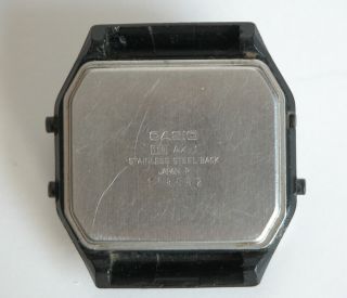 Vintage CASIO LCD AX - 1 Calendar Melody alarm watch Module118 2
