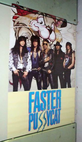 Faster Pussycat Vintage 1988 Poster