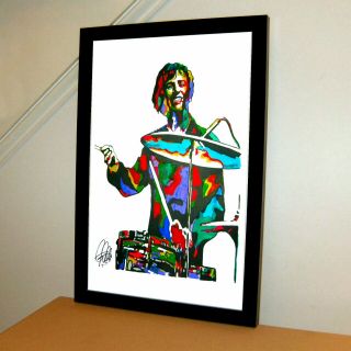 Ringo Starr The Beatles Drums Rock Music Poster Print Wall Art 11x17
