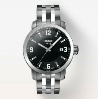 Tissot T - Classic 1853 Mens Swiss Quartz Watch T055.  410.  11.  057.  00 Black