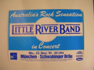 Little River Band Concert Tour Poster 1981 Time Exposure