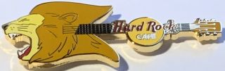 Hard Rock Cafe Online 2005 Animal Guitar Series Pin 2/12 Lion - Hrc 26952
