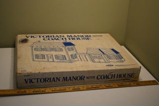 Vintage 1979 SkilCraft 6830 Victorian Manor w/Coach House Dollhouse Kit - NIB 2