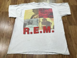 Xl - Vtg 1995 R.  E.  M.  Monster 90s Single Stitch T - Shirt Mexico